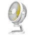 Xo Mf78 4-Inch Desktop/Bracket Adjustable Angle Fan 1200Mah White