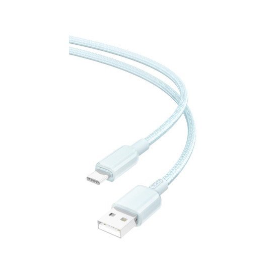 Xo Nb249 5A Pvc Shiny Colorful Type-C Data Cable Blue Xo Nb249 5A Pvc Shiny Colorful Type-C Data Cable Blue
