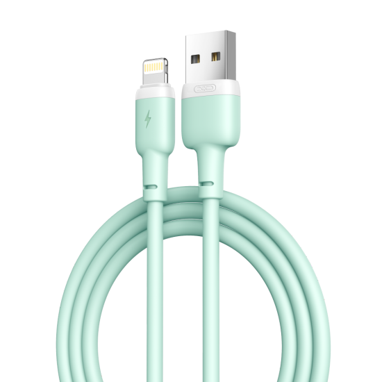 Xo Nb208 Liquid Silicone Data Lightning Cable Green Xo Nb208 Liquid Silicone Data Lightning Cable Green