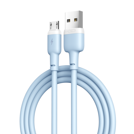 Xo Nb208 Liquid Silicone Data Micro Cable Blue Xo Nb208 Liquid Silicone Data Micro Cable Blue