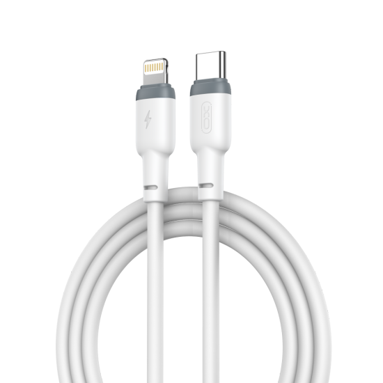 Xo Nb208 Liquid Silicone Data Lightning Cable White Xo Nb208 Liquid Silicone Data Lightning Cable White