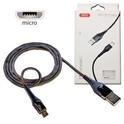 Xo Nb138 Υφασμάτινο Data Usb Καλώδιο Micro