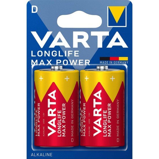 Varta longlife max lr20 d (2τμχ)