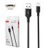 Xo nb143 micro data καλώδιο 2.0μ μαύρο