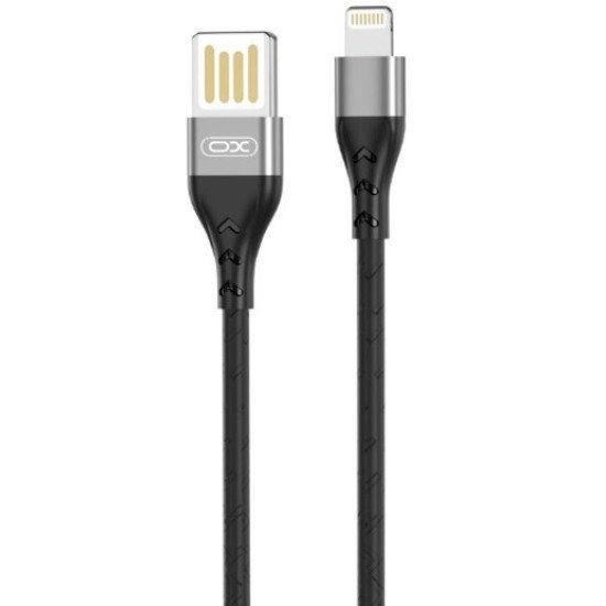 Xo nb188 2.4a διπλής φοράς φόρτιση usb lightning 1.0μ γκρί Xo nb188 2.4a διπλής φοράς φόρτιση usb lightning 1.0μ γκρί