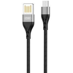 Xo nb188 2.4a διπλής φοράς φόρτιση usb typec 1.0μ γκρί Xo nb188 2.4a διπλής φοράς φόρτιση usb typec 1.0μ γκρί