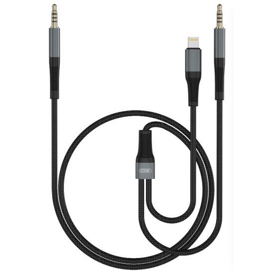 Xo nb178a 2 σε 1  καλώδιο  ήχου 3.5 σε 3.5 + lightning