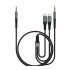 Xo nb178c 3 σε 1 καλώδιο  ήχου 3.5 σε 3.5 + typec + lightning