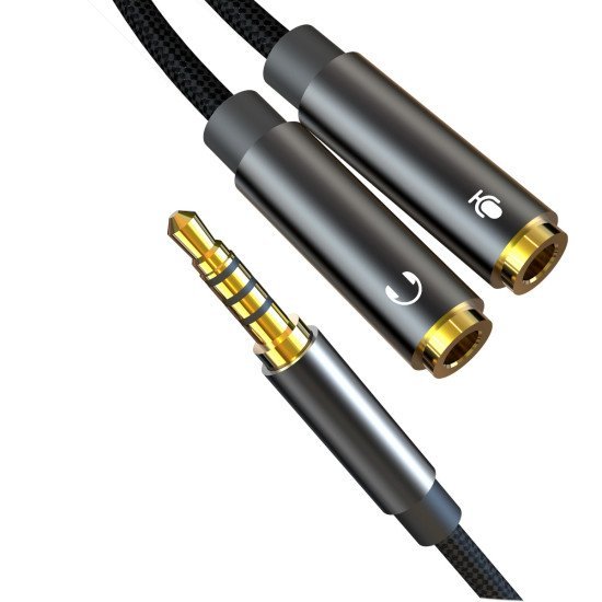 Xo nbr197 2 σε 1 αντάπτορας καλώδιο 3.5mm σε ήχου+ μικρόφωνο Xo nbr197 2 σε 1 αντάπτορας καλώδιο 3.5mm σε ήχου+ μικρόφωνο