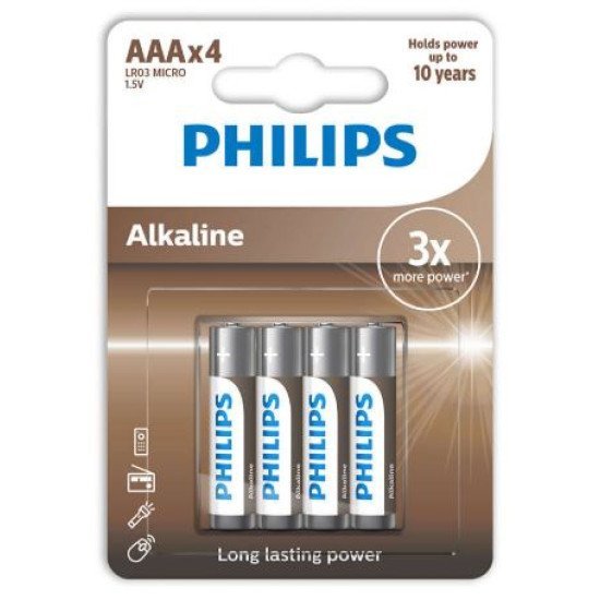 Philips Eco Αλκαλική Lr03 Aaa