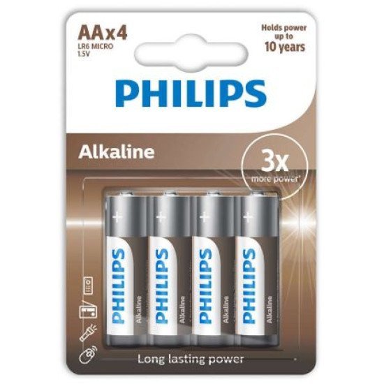 Philips Eco Αλκαλική Lr6 Aa Philips Eco Αλκαλική Lr6 Aa