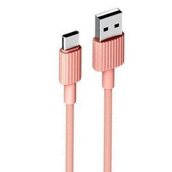 Xo nb156 usb καλώδιο for type-c ρόζ