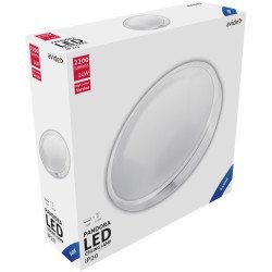 Avide led μοντέρνα πλαφονιέρα οροφής pandora (αλουμίνιο) 24w 380*110.0μm ψυχρό 6400k