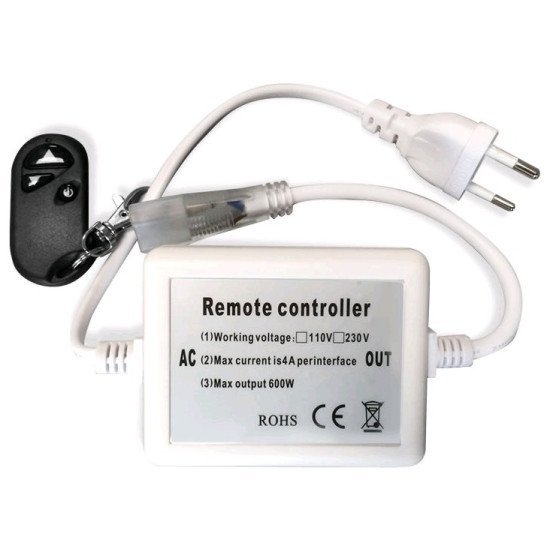 Avide led ταινία 220v 600w ντίμερ 5050 smd rf τηλεχειριστήριο και controll Avide led ταινία 220v 600w ντίμερ 5050 smd rf τηλεχειριστήριο και controll