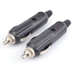 Φίς Αναπτήρα Αυτοκινήτου Αρσ. 12V Led Φίς Αναπτήρα Αυτοκινήτου Αρσ. 12V Led