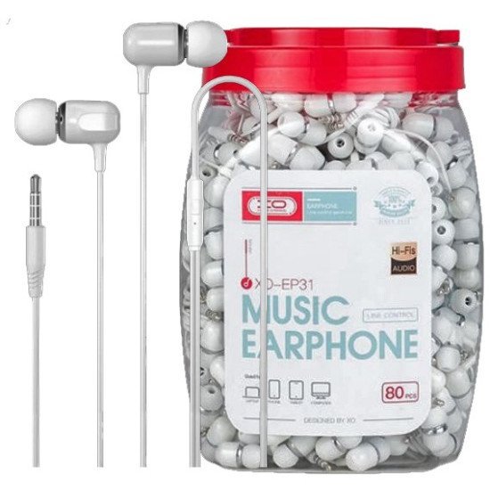 Xo ep31 handsfree 80τμχ/μπουκάλι άσπρο