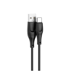 Xo Nb238 Zeus Series Liquid Silicone High Elastic Typec L=3M Black Xo Nb238 Zeus Series Liquid Silicone High Elastic Typec L=3M Black