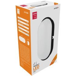 Avide στεγανή πλαφονιέρα οροφής οβάλ (triton-o) ip65 20w λευκό 4000k μαύρο Avide στεγανή πλαφονιέρα οροφής οβάλ (triton-o) ip65 20w λευκό 4000k μαύρο