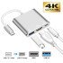 ΜΕΤΑΤΡΟΠΕΑΣ USB TYPE C ΣΕ 4K HDMI+USB3.0+PD