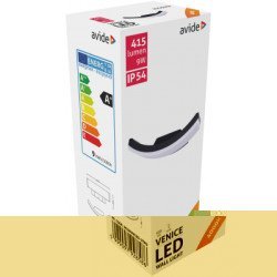 Avide εξωτερικό φωτιστικό τοίχου venice up led 9w λευκό 4000k ip54