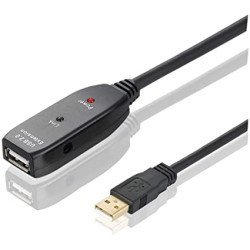 Καλ. Usb 2.0 Προεκ. Αρσ/Θηλ 10.0M Μαυρο