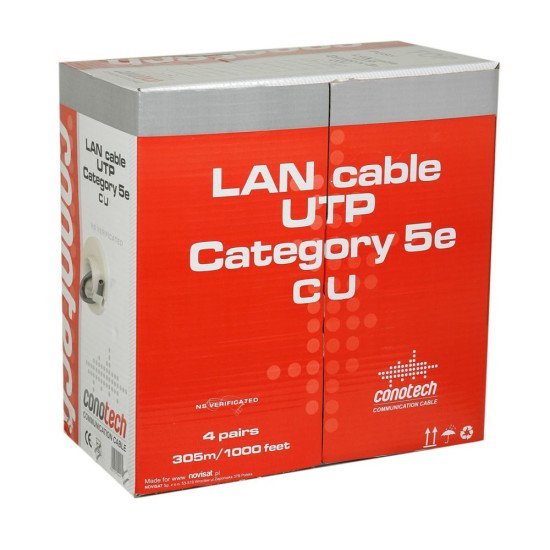 Conotech u/utp χαλκός cu cat5e (305m)