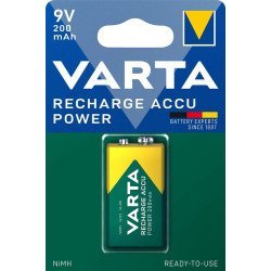 Varta επαναφορτιζόμενη r2u 9v 200mah (1τμχ)