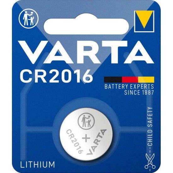 Varta κουμπί λιθίου cr2016 (1τμχ)
