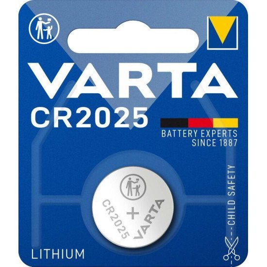 Varta κουμπί λιθίου cr2025 (1τμχ)