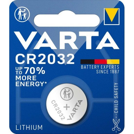 Varta κουμπί λιθίου cr2032 (1τμχ)