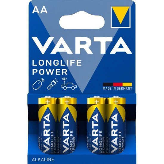 Varta longlife power lr6 aa (4τμχ)
