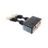 Adapter Dell Pe 1850 Dual Ethernet Dongle Black Rj45