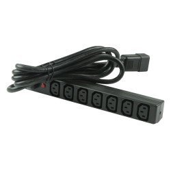 Pdu 7-Outlets Hp, 7Xc13,1Ph,16A, Extension Bar New