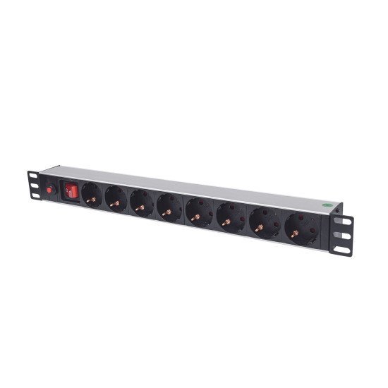 Powerstrip Intellinet 19' 8P 1U Με Διακοπτη