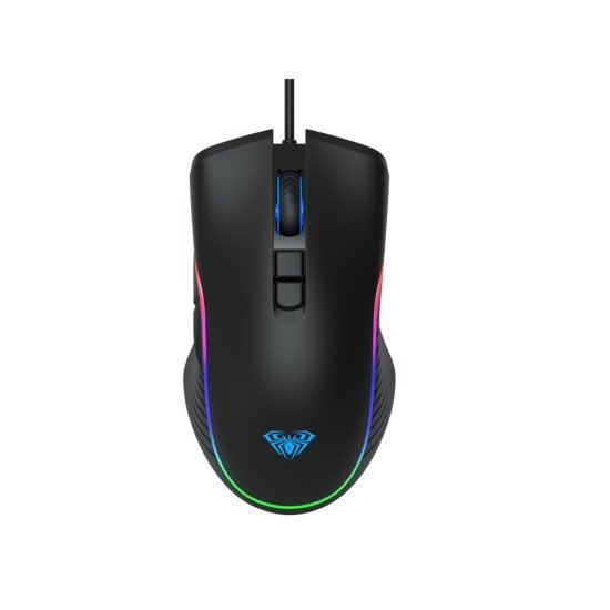 Mouse Aula F806 Rgb Wired Usb Black New