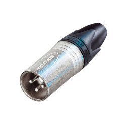 Neutrik 3-Mxχ Βύσμα Xlr 3-Pin Αρσενικό Με Ασημένιες Επαφές Neutrik 3-Mxχ Βύσμα Xlr 3-Pin Αρσενικό Με Ασημένιες Επαφές
