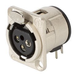 Neutrik Nc3Fd-H Βύσμα Xlr Σασί 3Pin Με Επάργυρες Επαφές. Neutrik Nc3Fd-H Βύσμα Xlr Σασί 3Pin Με Επάργυρες Επαφές.