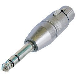 Neutrik Na3Fp Αντάπτορας Θηλυκό Xlr 3Pin Σε Stereo Jack Αρσενικό Neutrik Na3Fp Αντάπτορας Θηλυκό Xlr 3Pin Σε Stereo Jack Αρσενικό