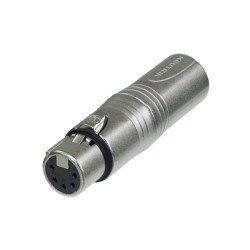 Neutrik Na3M5F Αντάπτορας Dmx 3-Pin Xlr Αρσενικό - 5Pin Xlr Θηλυκό. Neutrik Na3M5F Αντάπτορας Dmx 3-Pin Xlr Αρσενικό - 5Pin Xlr Θηλυκό.