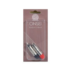 Onsei On-P22R/On-P22B Ζεύγος Βυσμάτων Rca Κόκκινο-Μαύρο