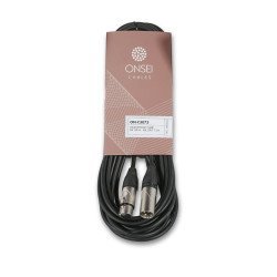Onsei On-C3050 Τερματισμένο Καλώδιο Ήχου 3-Pin Xlr Σε 3-Pin Xlr 5M