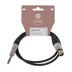 Onsei On-I31810 Καλώδιο Σήματος 3-Pin Xlr Θηλυκό - 6,3Mm Jack Mono 1M Onsei On-I31810 Καλώδιο Σήματος 3-Pin Xlr Θηλυκό - 6,3Mm Jack Mono 1M