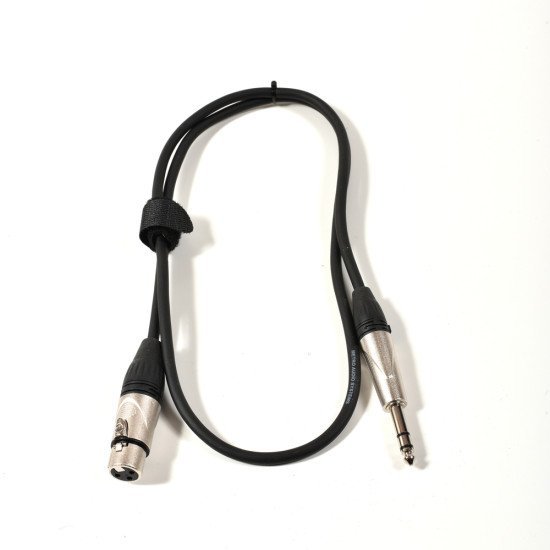 Onsei On-I31710 Καλώδιο Σήματος 3-Pin Xlr Female Σε 6.3 Jack Stereo 1M