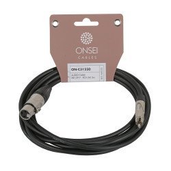Onsei On-C31230 Καλώδιο Σήματος 3-Pin Xlr Θηλυκό - Rca Male 3M Onsei On-C31230 Καλώδιο Σήματος 3-Pin Xlr Θηλυκό - Rca Male 3M