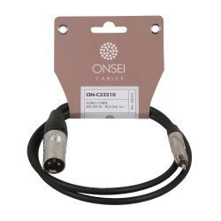 Onsei On-C32210 Καλώδιο Σήματος 3-Pin Xlr Αρσενικό - Rca Αρσενικό 1M Onsei On-C32210 Καλώδιο Σήματος 3-Pin Xlr Αρσενικό - Rca Αρσενικό 1M