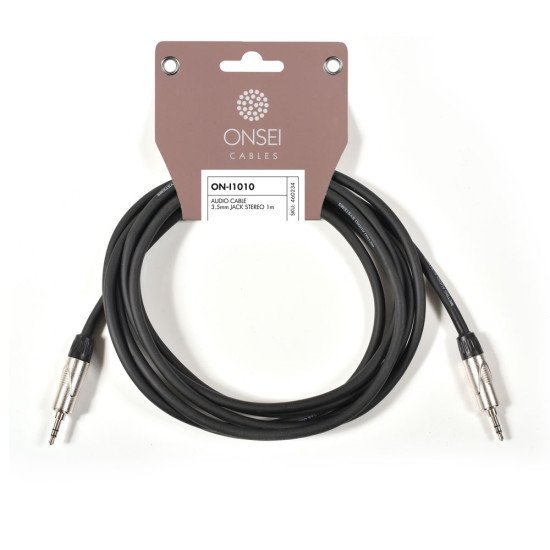 Onsei On-I1030 Τερματισμένο Καλώδιο Ήχου 3.5Mm Jack Stereo Σε 3.5Mm Jack Stereo 3M