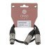 Onsei On-Y323105 Καλώδιο Σήματος 2 X 3-Pin Xlr Αρσενικό - 3-Pin Xlr Θηλυκό 0,5M