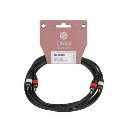 Onsei On-C2220 Καλώδιο Σήματος 2 X Rca Αρσενικό - 2 X Rca Αρσενικό 2M