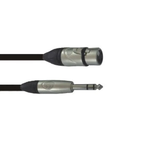 Metro Pxj-002/1M Καλώδιο Σήματος 3-Pin Xlr Female Σε 6.3Mm Jack Stereo 1M Metro Pxj-002/1M Καλώδιο Σήματος 3-Pin Xlr Female Σε 6.3Mm Jack Stereo 1M