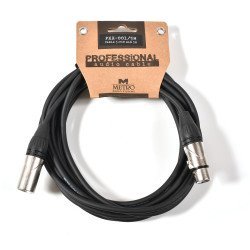 Metro Pxx-001/5M Καλώδιο Μικροφώνου 3-Pin Xlr Male Σε 3-Pin Xlr Female 5M